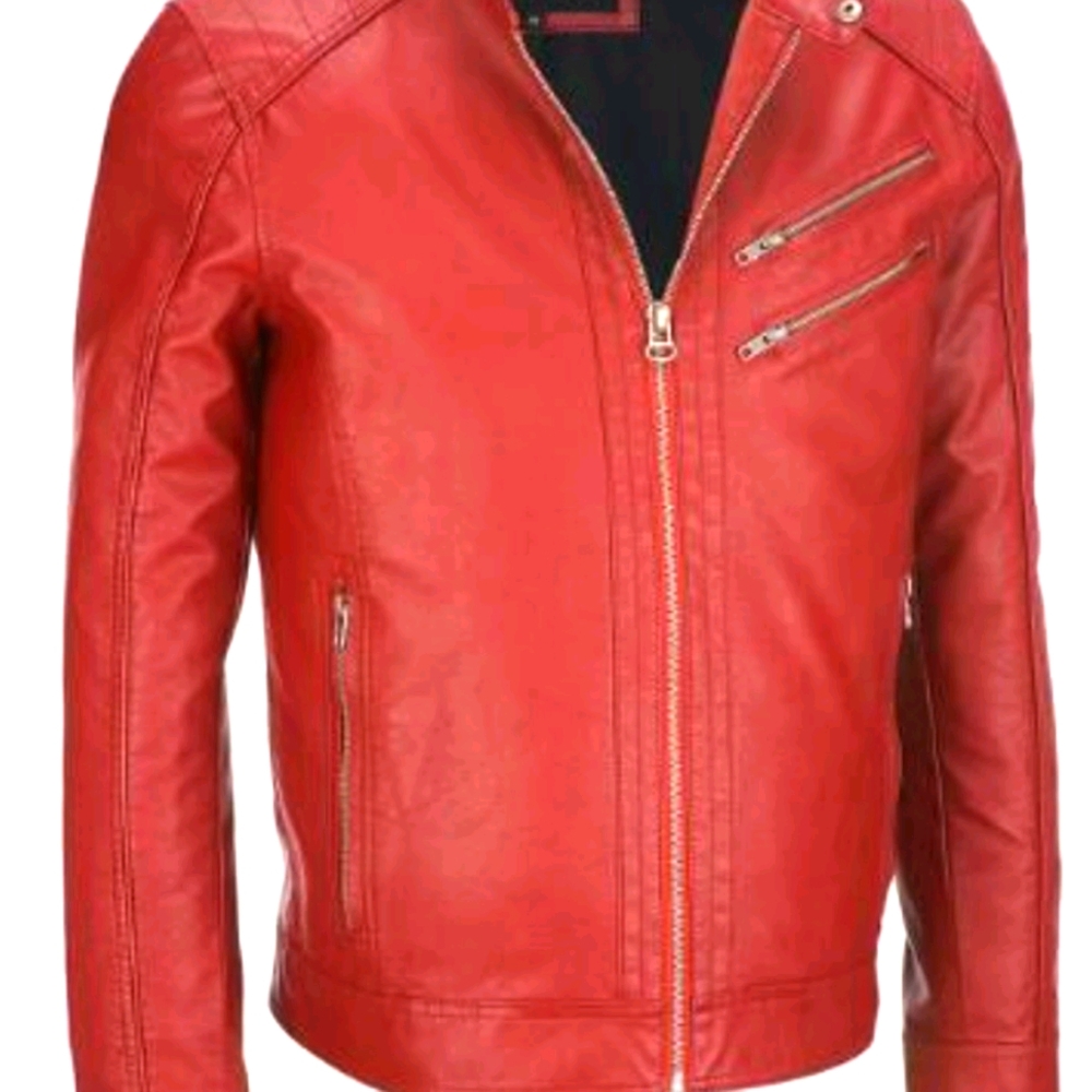 Red medium Wilsons leather jacket